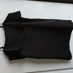 Forever 21 90's  Black Strappy Ruffle Mini Dress Size Large Goth Whimsigoth‎ NWT